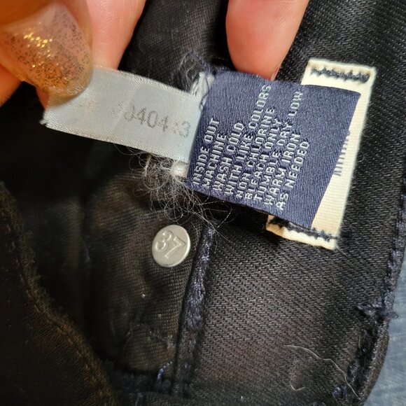 Madewell Black Skinny Skinny Ankle Zip Jeans - Size 26 - Picture 11 of 13